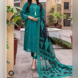 Charizma brand Pakistani Indian embroidered dress/outfit/suit